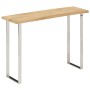 Mesa consola con borde natural madera mango maciza 105x33x76 cm en Mesas consola | Comprar online en Foru.es