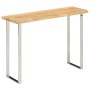 Mesa consola con borde natural madera mango maciza 105x33x76 cm en Mesas consola | Comprar online en Foru.es