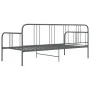 Estructura de sofá cama de metal gris 90x200 cm de vidaXL, Camas y somieres - Ref: Foro24-324751, Precio: 118,23 €, Descuento: %