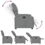 Sillón reclinable de tela gris claro en Sillones | Comprar online en Foru.es