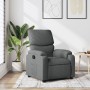Sillón reclinable de tela gris oscuro en Sillones | Comprar online en Foru.es