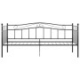 Estructura de sofá cama de metal negro 90x200 cm de vidaXL, Camas y somieres - Ref: Foro24-324779, Precio: 143,92 €, Descuent...