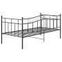 Estructura de sofá cama de metal negro 90x200 cm de vidaXL, Camas y somieres - Ref: Foro24-324779, Precio: 136,35 €, Descuent...