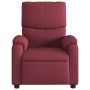 Sillón reclinable de tela rojo tinto en Sillones | Comprar online en Foru.es