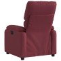Sillón reclinable de tela rojo tinto en Sillones | Comprar online en Foru.es