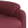 Sillón reclinable de tela rojo tinto en Sillones | Comprar online en Foru.es