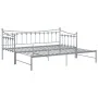 Estructura de sofá cama extraíble de metal gris 90x200 cm de vidaXL, Camas y somieres - Ref: Foro24-324760, Precio: 163,02 €,...