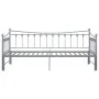 Estructura de sofá cama extraíble de metal gris 90x200 cm de vidaXL, Camas y somieres - Ref: Foro24-324760, Precio: 163,02 €,...