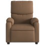 Sillón reclinable de tela marrón en Sillones | Comprar online en Foru.es