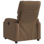 Sillón reclinable de tela marrón en Sillones | Comprar online en Foru.es