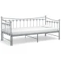 Estructura de sofá cama extraíble de metal gris 90x200 cm de vidaXL, Camas y somieres - Ref: Foro24-324760, Precio: 163,02 €,...