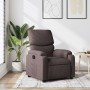 Sillón reclinable de tela marrón oscuro en Sillones | Comprar online en Foru.es