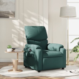 Sillón reclinable de tela verde oscuro en Sillones | Comprar online en Foru.es