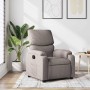 Sillón reclinable de tela gris taupe en Sillones | Comprar online en Foru.es