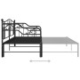 Estructura de sofá cama extraíble de metal negro 90x200 cm de vidaXL, Camas y somieres - Ref: Foro24-324764, Precio: 201,32 €...
