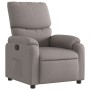 Sillón reclinable de tela gris taupe en Sillones | Comprar online en Foru.es