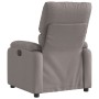 Sillón reclinable de tela gris taupe en Sillones | Comprar online en Foru.es