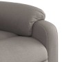 Sillón reclinable de tela gris taupe en Sillones | Comprar online en Foru.es