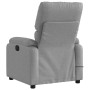 Sillón reclinable de masaje de tela gris claro en Sillones | Comprar online en Foru.es