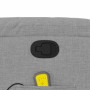 Sillón reclinable de masaje de tela gris claro en Sillones | Comprar online en Foru.es