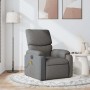 Sillón de masaje reclinable de tela gris oscuro en Sillones | Comprar online en Foru.es