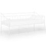 Estructura de sofá cama de metal blanco 90x200 cm de vidaXL, Camas y somieres - Ref: Foro24-324774, Precio: 163,58 €, Descuen...