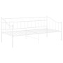 Estructura de sofá cama de metal blanco 90x200 cm de vidaXL, Camas y somieres - Ref: Foro24-324774, Precio: 163,58 €, Descuen...