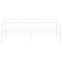 Estructura de sofá cama de metal blanco 90x200 cm de vidaXL, Camas y somieres - Ref: Foro24-324774, Precio: 163,58 €, Descuen...