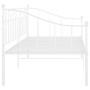 Estructura de sofá cama de metal blanco 90x200 cm de vidaXL, Camas y somieres - Ref: Foro24-324774, Precio: 163,58 €, Descuen...