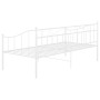 Estructura de sofá cama de metal blanco 90x200 cm de vidaXL, Camas y somieres - Ref: Foro24-324774, Precio: 163,58 €, Descuen...