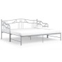 Estructura de sofá cama extraíble de metal gris 90x200 cm de vidaXL, Camas y somieres - Ref: Foro24-324766, Precio: 151,20 €,...