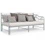 Estructura de sofá cama extraíble de metal gris 90x200 cm de vidaXL, Camas y somieres - Ref: Foro24-324766, Precio: 151,20 €,...