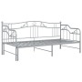 Estructura de sofá cama extraíble de metal gris 90x200 cm de vidaXL, Camas y somieres - Ref: Foro24-324766, Precio: 151,20 €,...