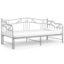 Estructura de sofá cama extraíble de metal gris 90x200 cm de vidaXL, Camas y somieres - Ref: Foro24-324766, Precio: 151,20 €,...