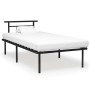 Estructura de cama de metal negro 100x200 cm de vidaXL, Camas y somieres - Ref: Foro24-324823, Precio: 97,79 €, Descuento: %