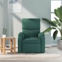 Sillón de masaje reclinable de tela verde oscuro en Sillones | Comprar online en Foru.es