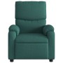 Sillón de masaje reclinable de tela verde oscuro en Sillones | Comprar online en Foru.es