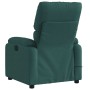 Sillón de masaje reclinable de tela verde oscuro en Sillones | Comprar online en Foru.es