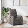Sillón de masaje reclinable de tela gris taupé en Sillones | Comprar online en Foru.es