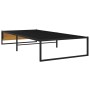Estructura de cama de metal negra 90x200 cm de vidaXL, Camas y somieres - Ref: Foro24-324813, Precio: 127,17 €, Descuento: %