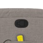 Sillón de masaje reclinable de tela gris taupé en Sillones | Comprar online en Foru.es