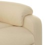Sillón de masaje reclinable de tela crema en Sillones | Comprar online en Foru.es