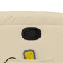 Sillón de masaje reclinable de tela crema en Sillones | Comprar online en Foru.es