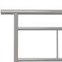 Estructura de cama de metal gris 90x200 cm de vidaXL, Camas y somieres - Ref: Foro24-324822, Precio: 106,14 €, Descuento: %