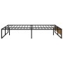 Estructura de cama de metal negra 120x200 cm de vidaXL, Camas y somieres - Ref: Foro24-324815, Precio: 84,31 €, Descuento: %