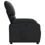 Sillón reclinable de cuero sintético negro en Sillones | Comprar online en Foru.es