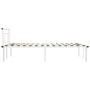 Estructura de cama de metal blanco 120x200 cm de vidaXL, Camas y somieres - Ref: Foro24-324827, Precio: 86,10 €, Descuento: %