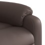 Sillón reclinable de cuero sintético marrón en Sillones | Comprar online en Foru.es