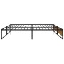 Estructura de cama de metal negra 200x200 cm de vidaXL, Camas y somieres - Ref: Foro24-324819, Precio: 99,06 €, Descuento: %
