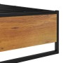 Estructura de cama de metal negra 200x200 cm de vidaXL, Camas y somieres - Ref: Foro24-324819, Precio: 99,06 €, Descuento: %
